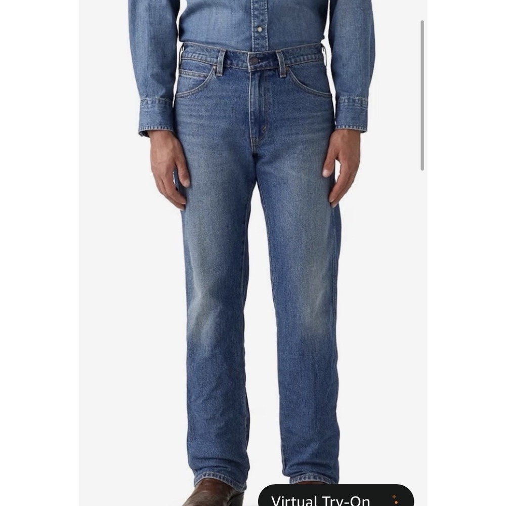 Levi's Men's 557 Western Straight Jeans Size 31" Waist 31X30 Caught In The Rain